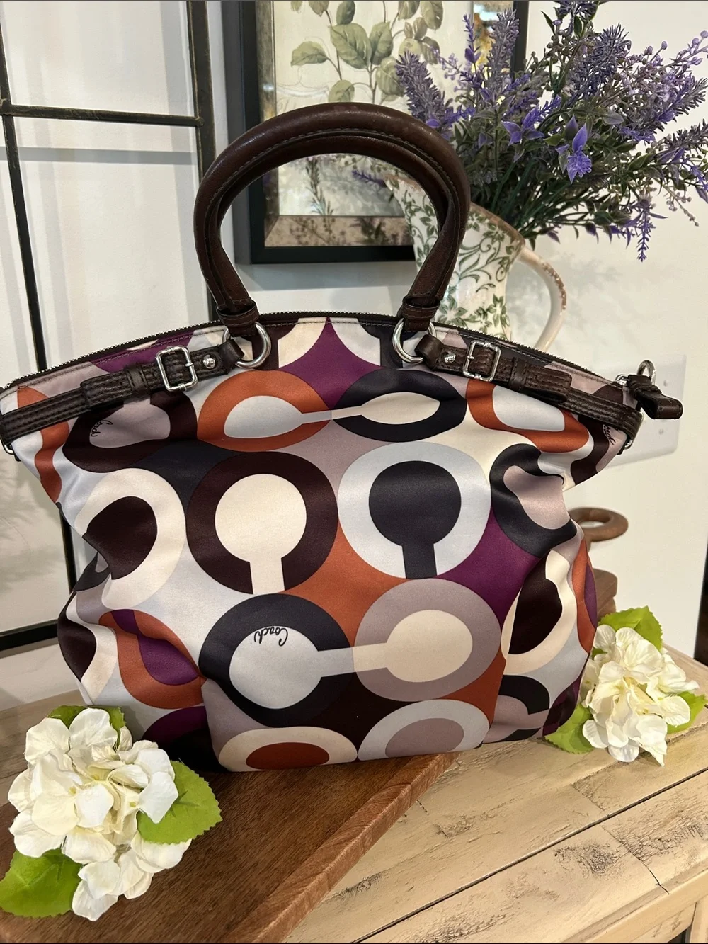 Coach shoulder tote